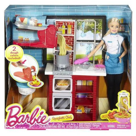 Búp bê Barbie DMC36, búp bê đầu bếp