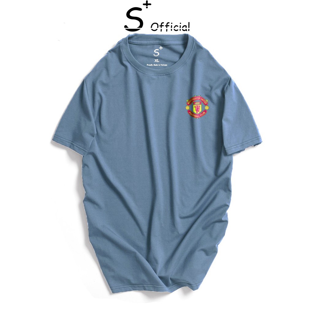 Áo phông nam tay ngắn thun nam cổ tròn SPLUS vải Cotton co giãn,dày dặn in hình logo MU form regular fit ATMU1 | BigBuy360 - bigbuy360.vn