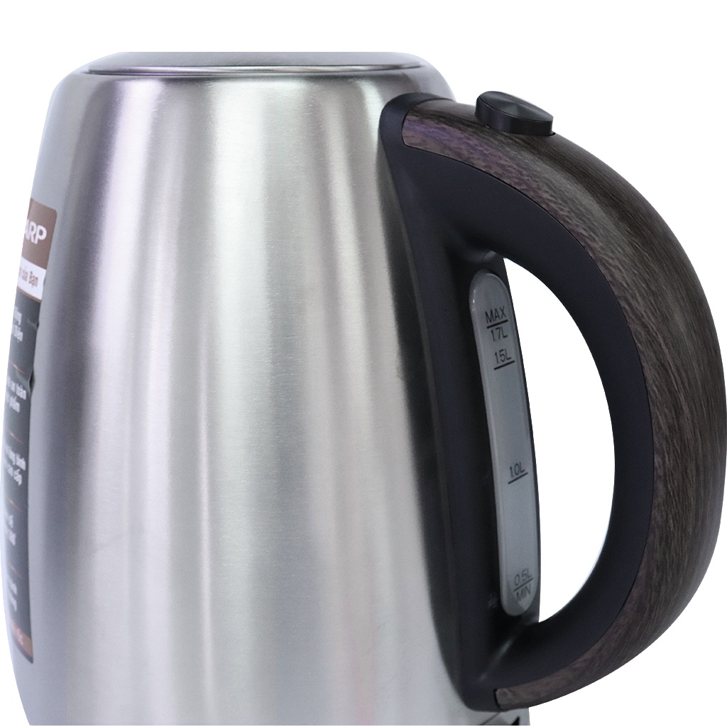 Bình đun siêu tốc Sharp EKJ-17EVSD-WD 1.7 lít - Hàng chính hãng