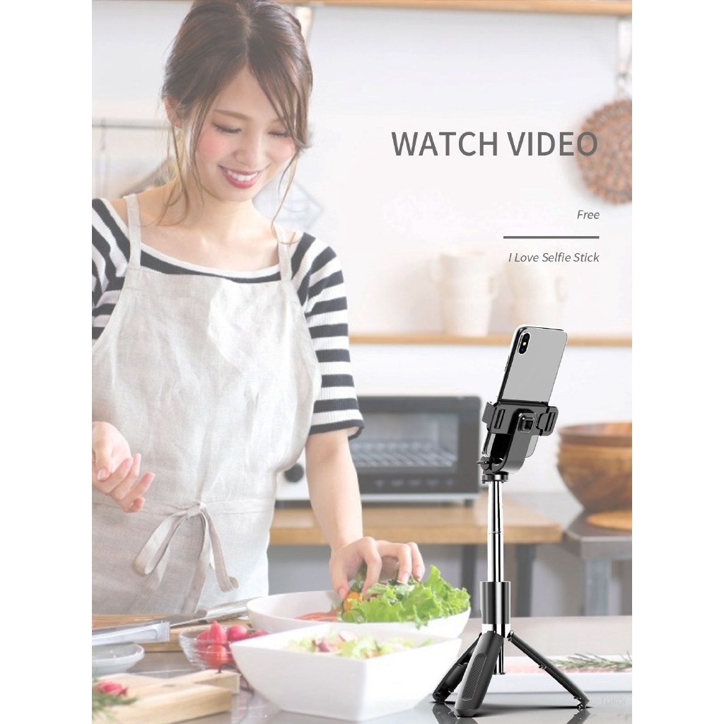 Gậy chụp hình selfie L02 có ba chân kéo dài linh hoạt điều khiển từ xa chuyên nghiệp chống rung lắc tiện dụng | BigBuy360 - bigbuy360.vn