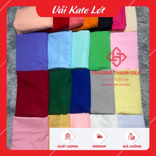 Vải kate lót mịn đẹp, vải lót váy đầm công chúa, vải lót túi, lót áo quần, vải lót áo gối phương thành silk