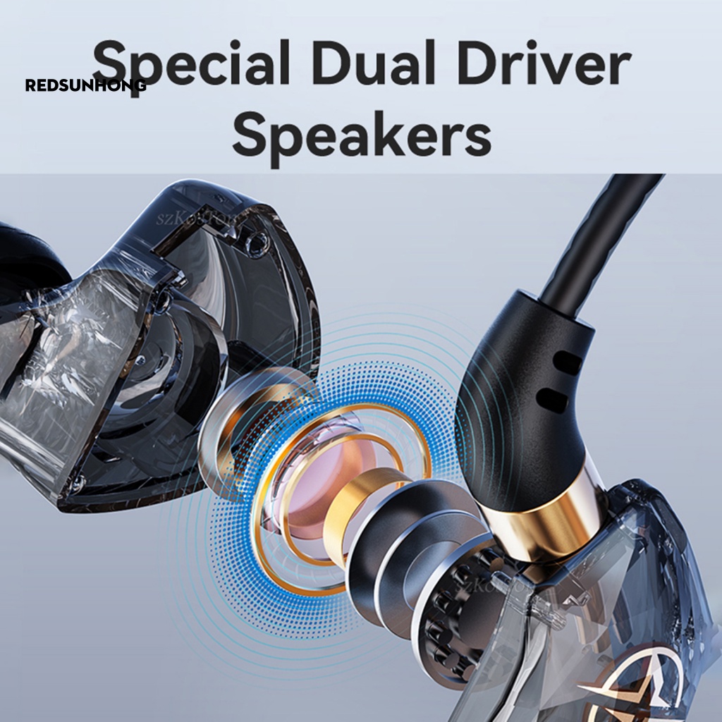 Tai Nghe Thể Thao Nhét Tai Giắc Cắm 3.5mm Giảm Tiếng Ồn