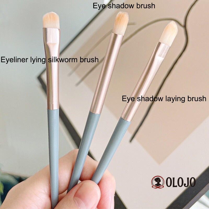 🌸Bộ cọ trang điểm 3 cây make up mắt PIPL màu sắc sang trọng