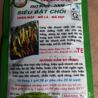 Phân Bón kích chồi