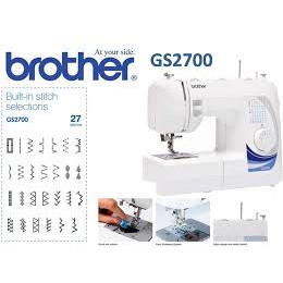 [TẶNG KÈM 2 CHÂN VỊT] MÁY MAY BROTHER GS2700 CHÍNH HÃNG