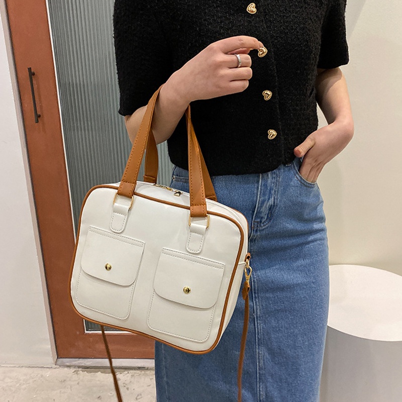 Túi đeo chéo IELGY cỡ lớn phong cách retro thời trang tùy chọn màu sắc dành cho nữ