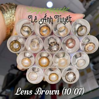 Lens brown + khay đơn