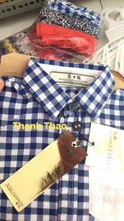 🌈🌈🌈 Áo sơ Mi sọc QC cho bé