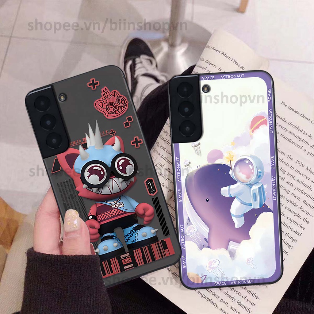 Ốp Samsung S21 / S21 Plus / S21+/ S21 FE phi hành gia vũ trụ space.x siêu đẹp, thời trang