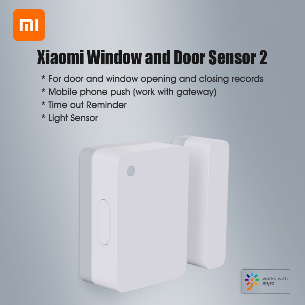 Bộ cảm biến cửa & cửa sổ thông minh Xiaomi mijia Sensor 2  ra vào phòng khách ngủ chống trộm phát hiện chuyển động người
