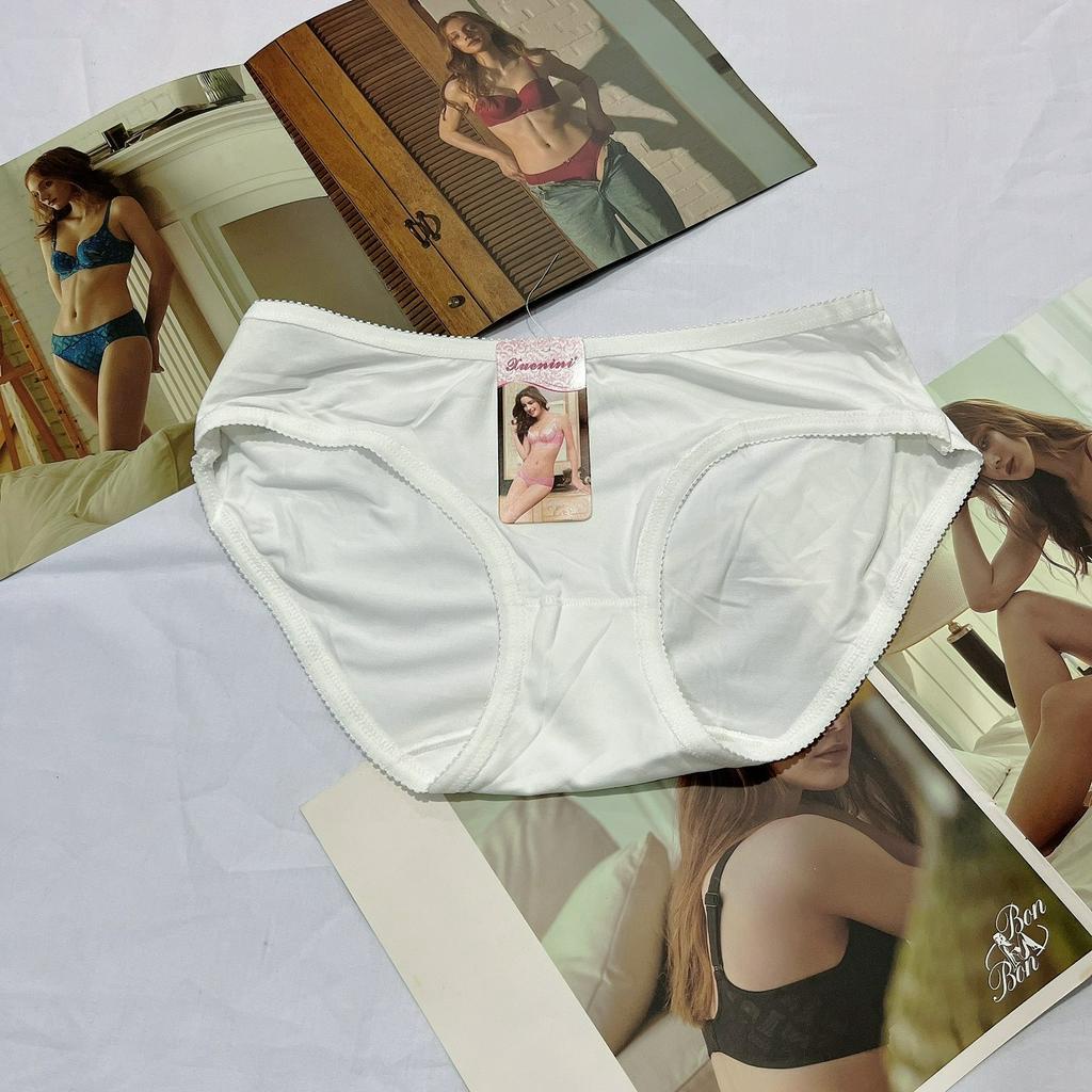 Quần lót nữ cotton dạng phom mini cạp thấp mềm mịn thoáng mát size dưới 50kg