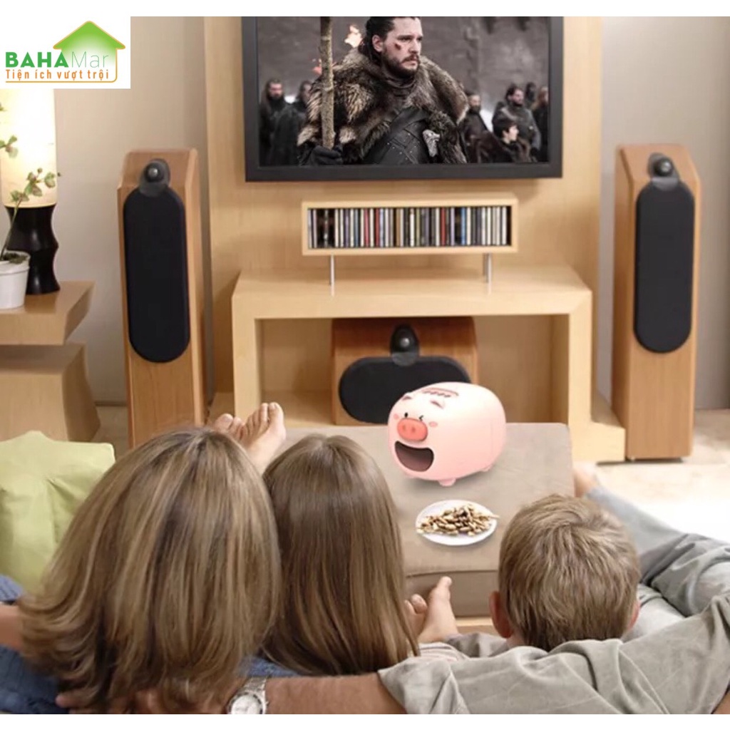 MÁY THÔNG MINH BÓC HẠT HƯỚNG DƯƠNG, HẠT BÍ NHANH VÀ AN TOÀN HÌNH HEO CON NGỘ NGHĨNH "BAHAMAR" Tách vỏ hạt hiệu quả