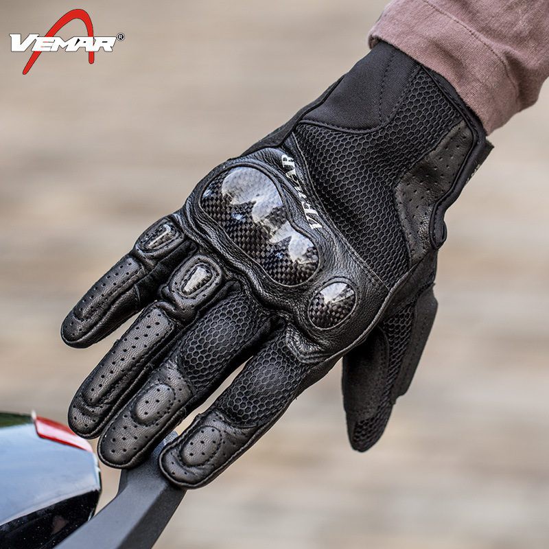 Găng Tay Xe Máy Gù Carbon VEMAR VM175