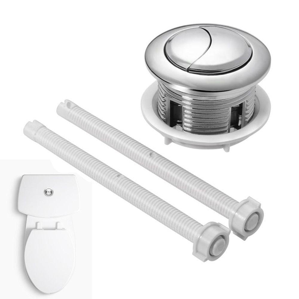 YIYU Phụ Kiện Nút Nhấn Xả Nước Bồn Cầu Bằng Nhựa Mạ Crom TYLER1