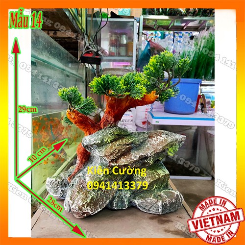 Mô Hình Núi - Hòn non Bộ - Trang Trí Bể cá (Mẫu 14).