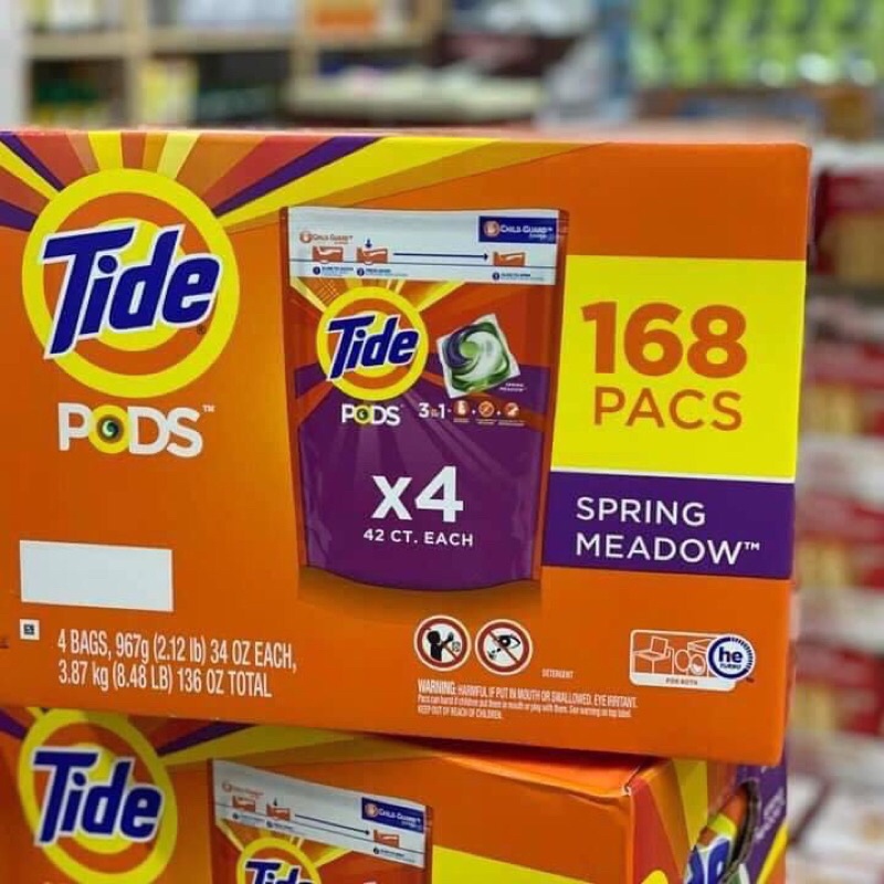 42 Viên Giặt Tide Pods 3in1