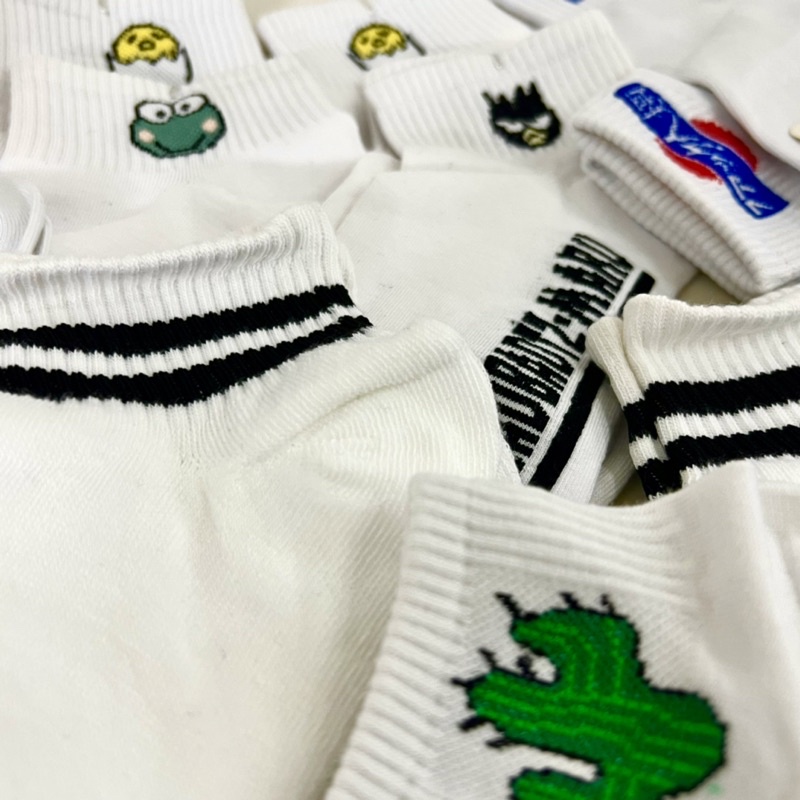 Vớ ngắn in hình siêu cute - unisex (nam nữ mang được)