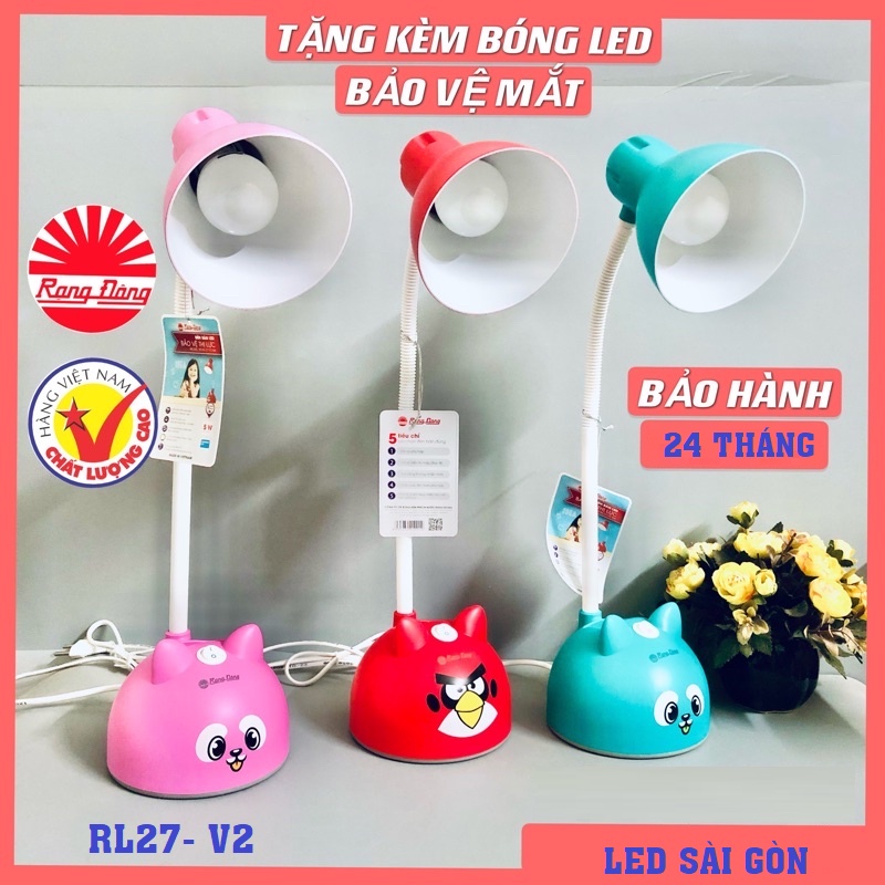 Đèn bàn học sinh RẠNG ĐÔNG LED RD-RL-27V2