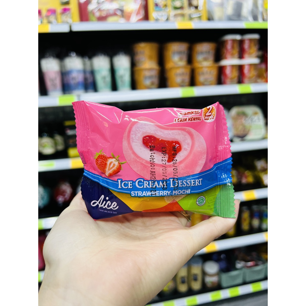 (Hỏa tốc) Kem Aice Mochi vani - dâu - sầu riêng