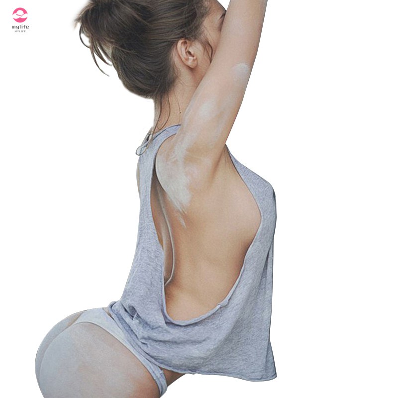 Thời Trang Áo Tank Top Sát Nách Thiết Kế Cổ Chữ V Quyến Rũ | BigBuy360 - bigbuy360.vn