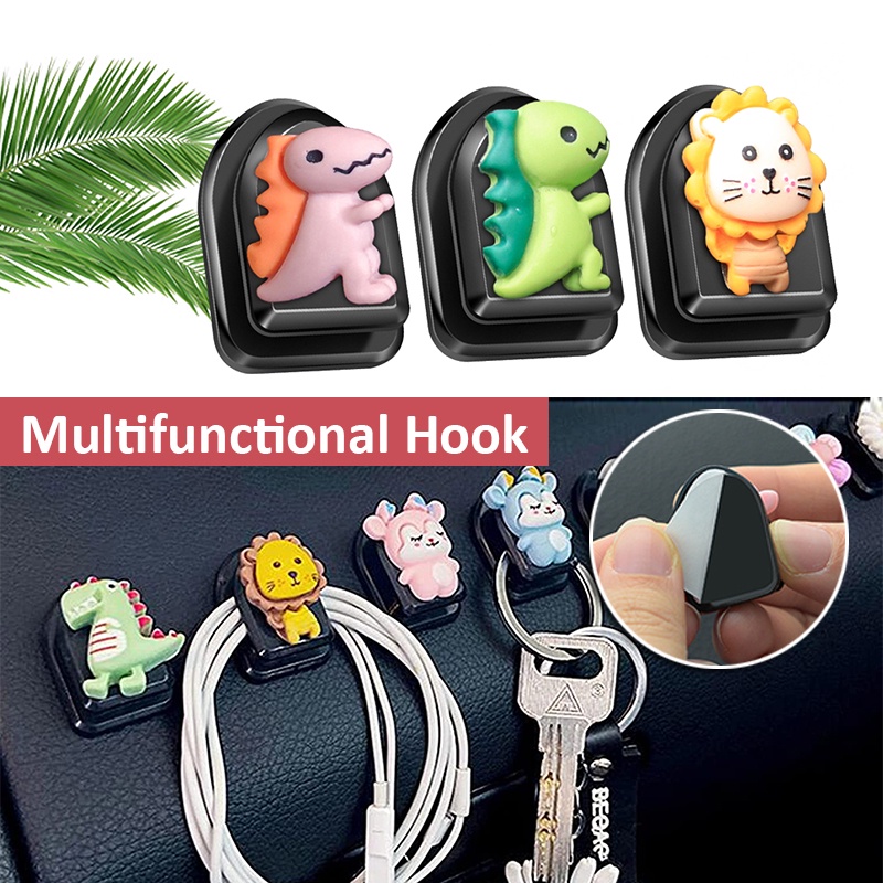 1 Móc Treo Đồ Đa Năng Xoay 360 Độ Gắn Sau Ghế Xe Hơi