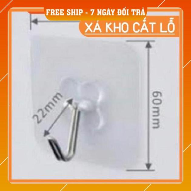 [Thanh Lý] [Xả kho cắt lỗ - giá 1k FreeShip] Móc treo dán tường chịu lực siêu chắc, móc dính tường 1