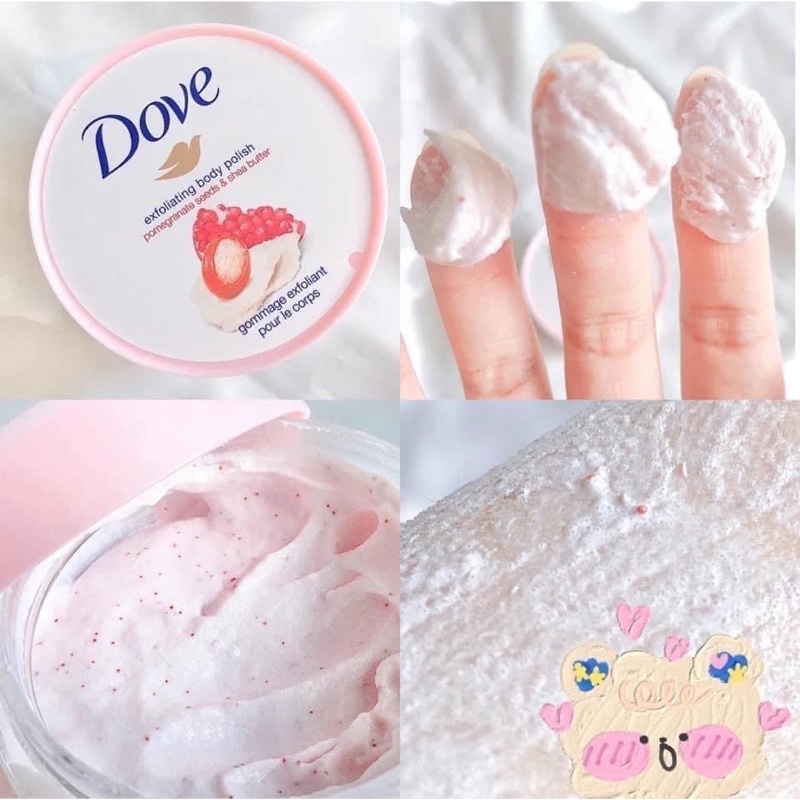 Tẩy da chết body DOVE