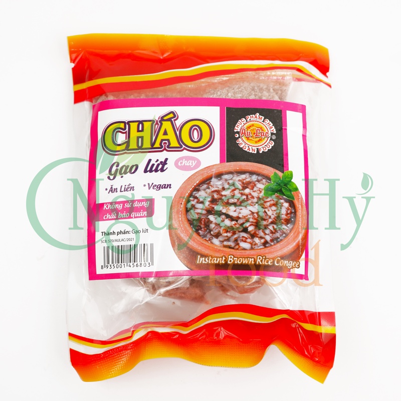 Cháo Chay Chà Bông Thịt Sợi Sườn Gà Bò Đậu Nành Đậu Đỏ Nấm Củ Cải Gạo Trắng Rong Biển Gạo Lứt Trắng Các Loại Âu Lạc 40g