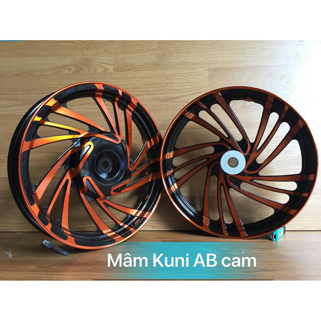 Mâm Kuni -Lốc xoáy cho Airblade 2008 2019 và Vision gắn zin theo xe không chế cháo