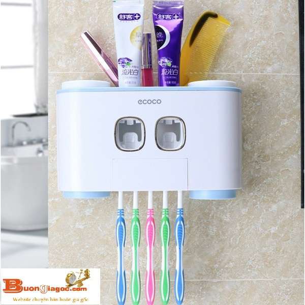 Dụng cụ nhả kem đánh răng Ecoco E1802 kèm 04 ly cao cấp
