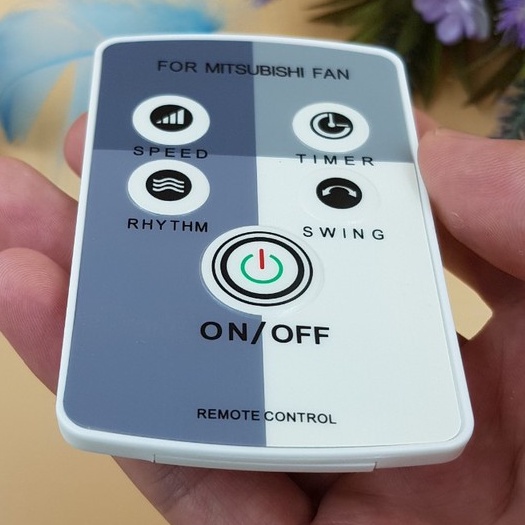 Remote Điều Khiển Quạt Mitsubishi Đứng LV16❤️ Quạt Treo Tường W16❤️Remote Mitsubishi