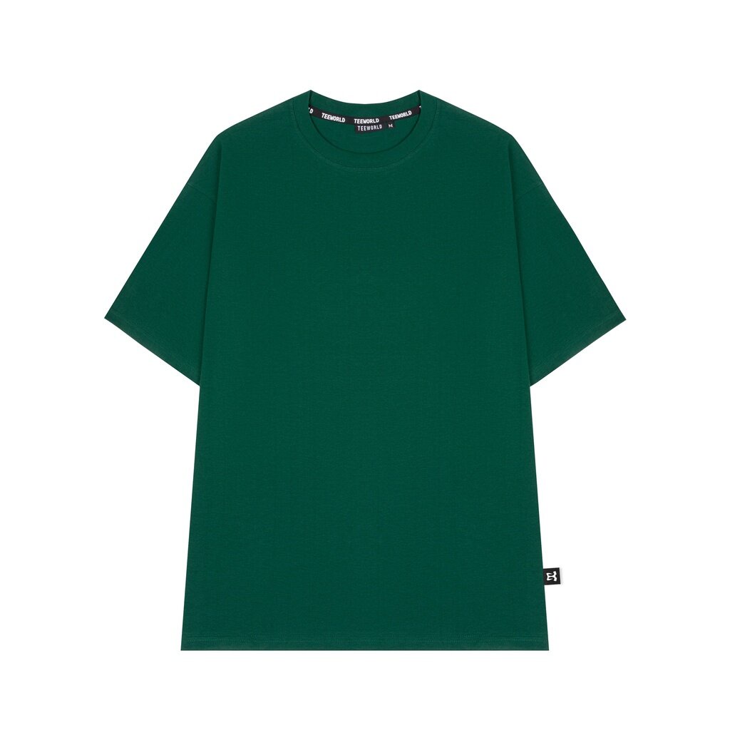 Combo Áo thun trơn Teeworld xanh lá & quần short Quần short Teeworld Essential Basic