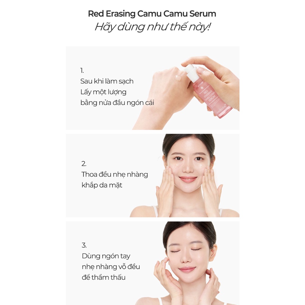 Huyết thanh sáng da, giảm thâm mụn, nám Medicube Camu Camu Serum