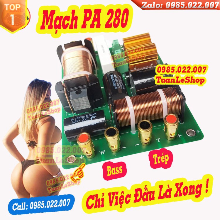 MẠCH PHÂN TẦN 2 LOA JB280 - GIÁ 1 MẠCH LOA CAO CẤP PA280