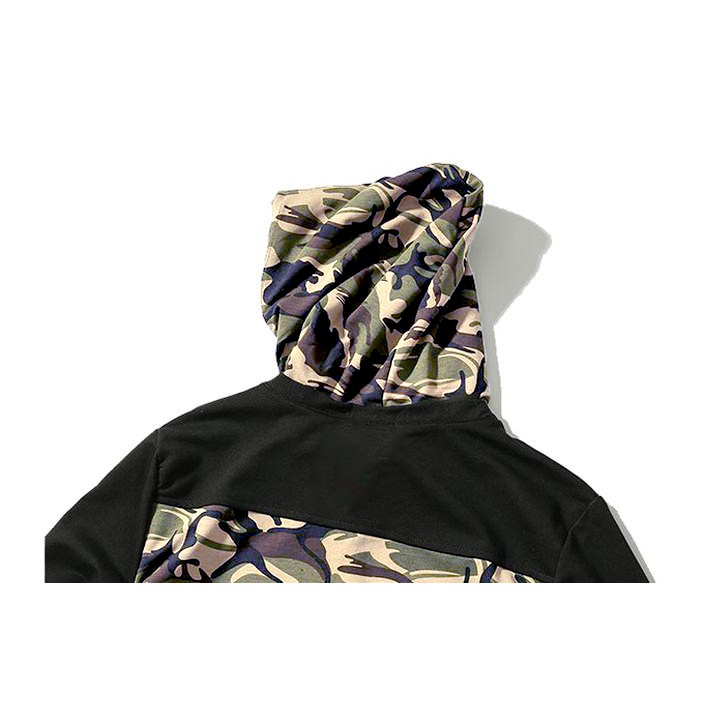 Áo thun Hoodie Camo lính Unisex