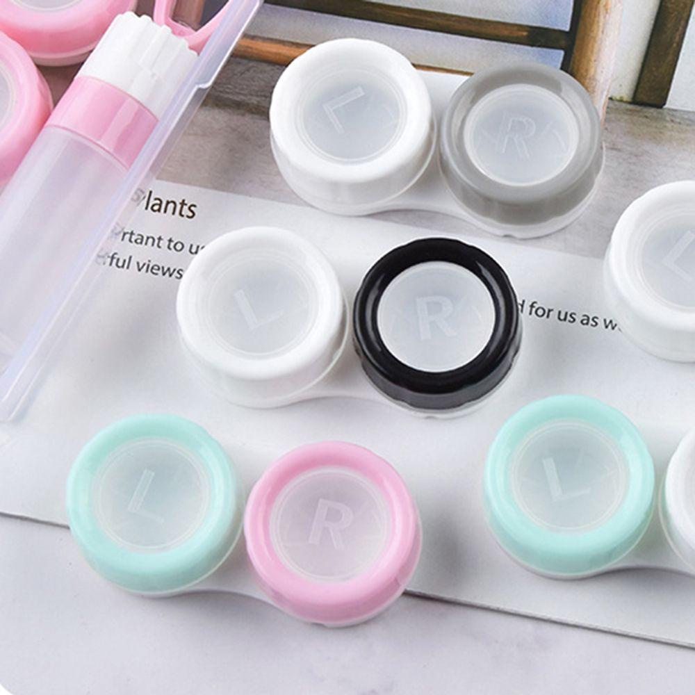 Set 1 / 5 Cặp Hộp Đựng Kính Áp Tròng Trong Suốt Hiệu Kat1