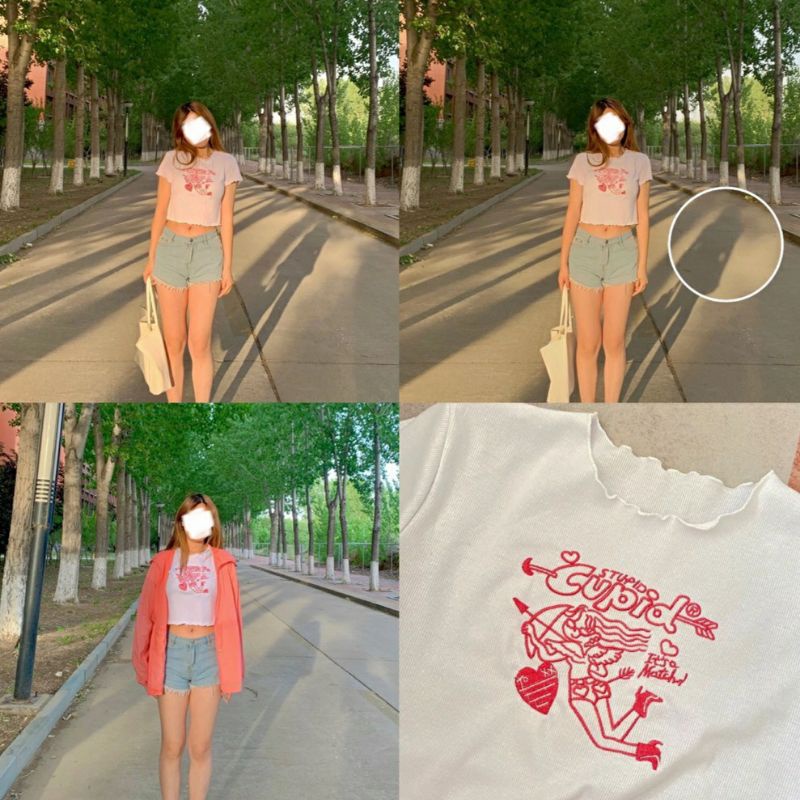 ÁO CROPTOP CUPID - ÁO THUN