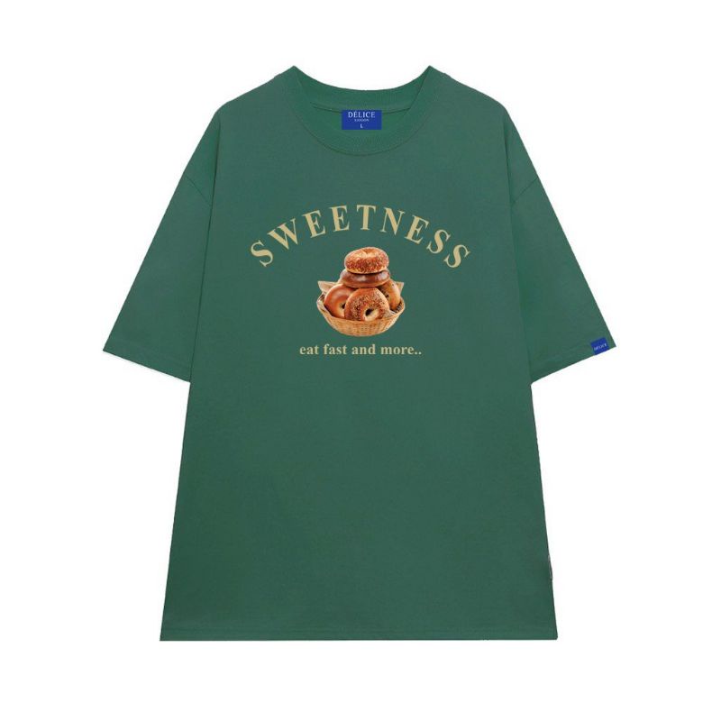 Áo Thun% cottonFull size bánh Sweetness Délice