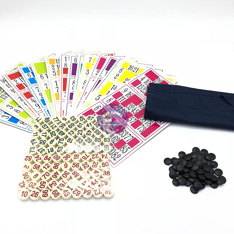 Cờ Lô Tô cao cấp 90 số bằng giấy và Melamine Liên Hiệp Thành chơi loto – Trò chơi kêu Lô Tô