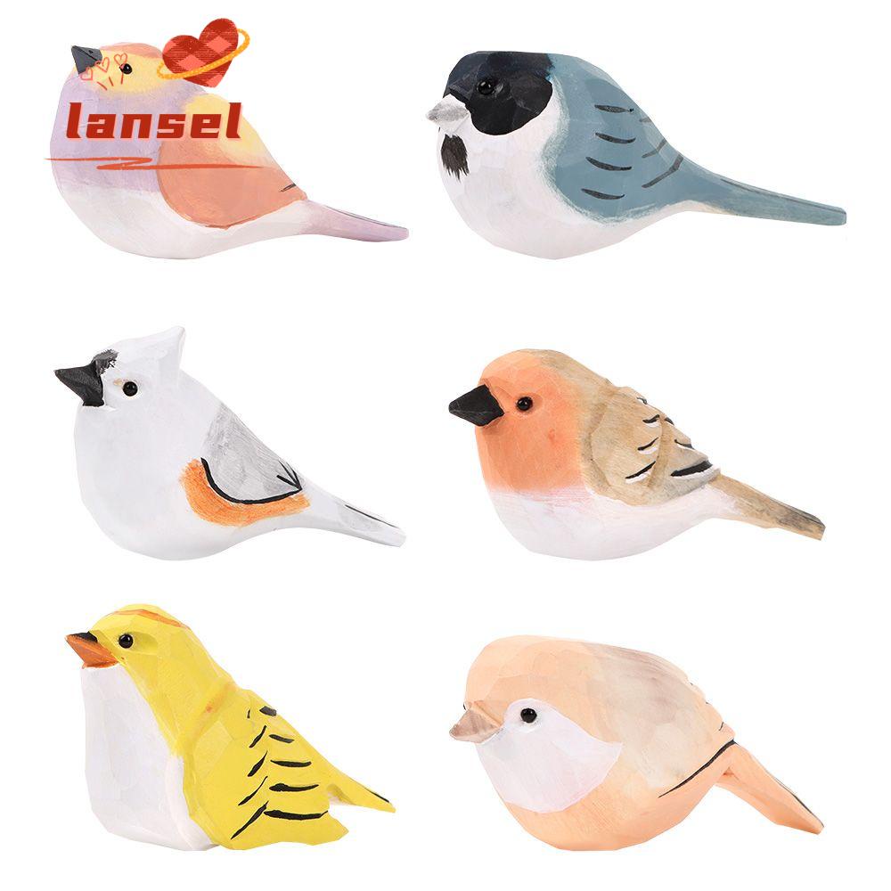 Mô Hình Chú Chim Bằng Gỗ Dùng Trang Trí Phong Cách Bắc Âu Độc Đáo