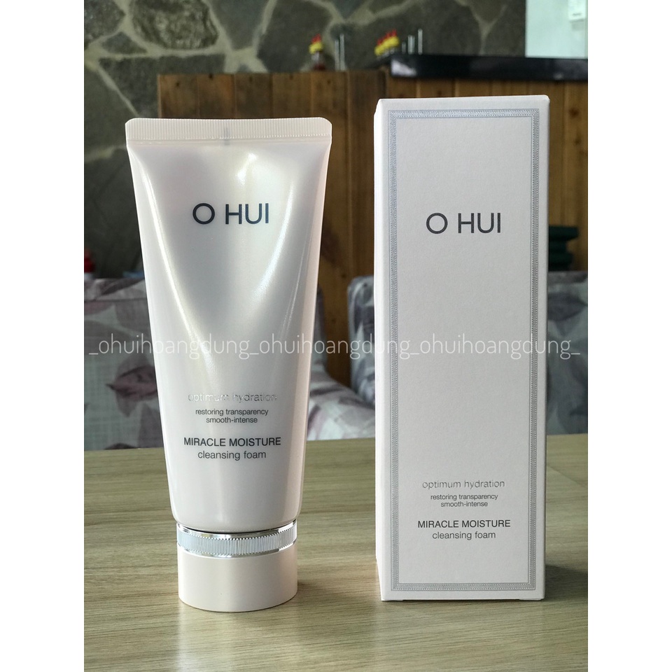 [HÀNG CÔNG TY CHECK TEM CHÍNH HÃNG] Sữa Rửa Mặt Ohui Miracle Moisture Cleansing Foam 200ml