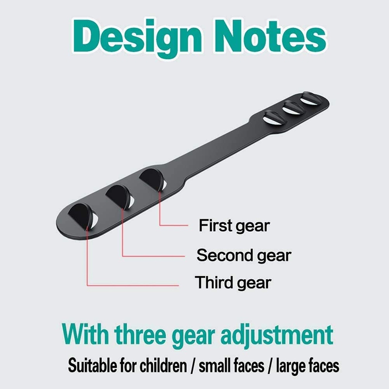 (Hàng Mới Về) 1 Khẩu Trang Dài 18cm Có Móc Gắn Tai Và Quai Đeo Tiện Dụng