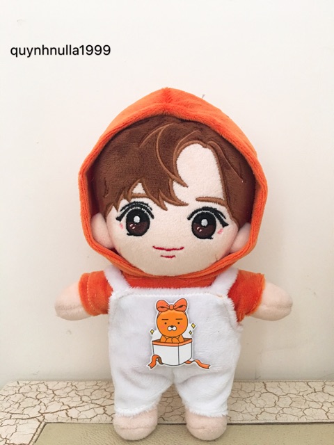Set yếm + hoodie lông thú