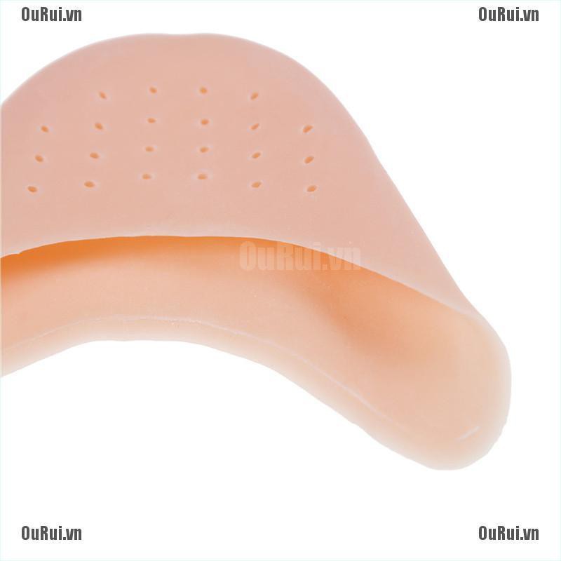 {FCC}Bộ 2 miếng đệm gel silicon mềm bảo vệ mũi chân dành cho vũ công ballet{OuRui.vn}