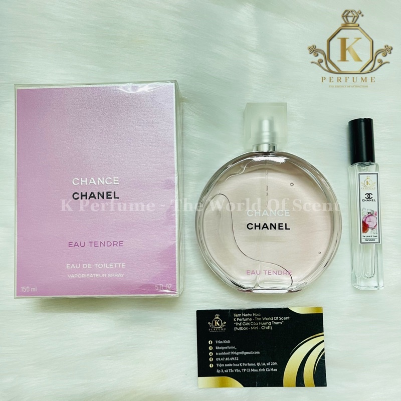 [K Perfume Chính Hãng] Nước Hoa Nữ Chanel Chance Eau Tendre | Thế Giới Skin Care