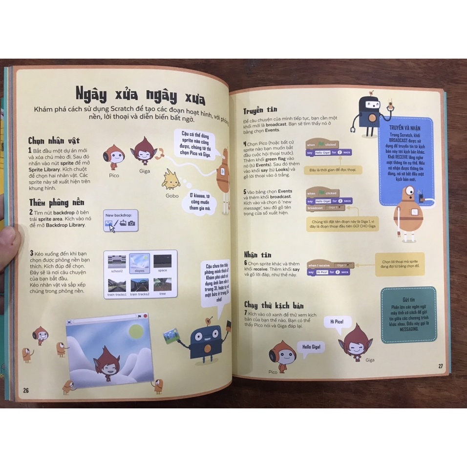 Sách - Tớ học lập trình - Làm quen với lập trình Scratch (TB 2021) (Nhã Nam HCM)