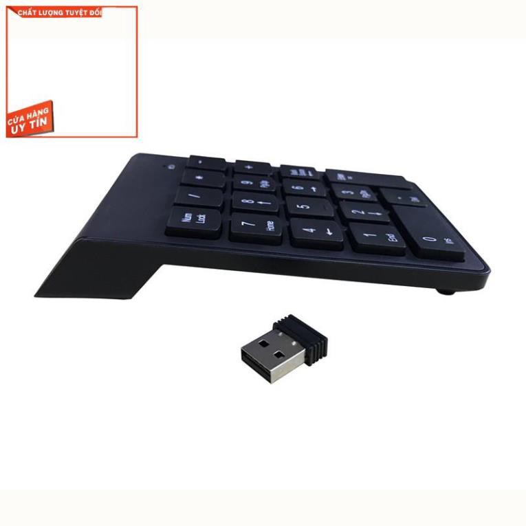 Siêu rẻ Bàn phím số rời Wireless 2.4 GHz cho Laptop Máy tính Numpad K07 Pika shop | BigBuy360 - bigbuy360.vn