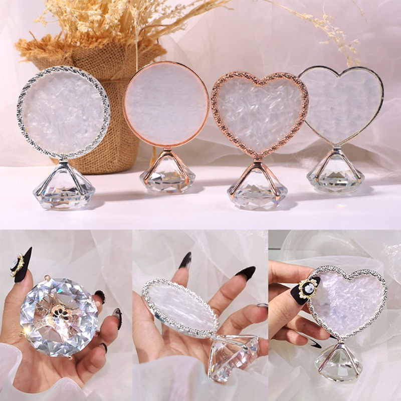 Khay Trưng Bày Móng Tay Giả Hình Tròn / Trái Tim Nhiều Màu Sắc DIY