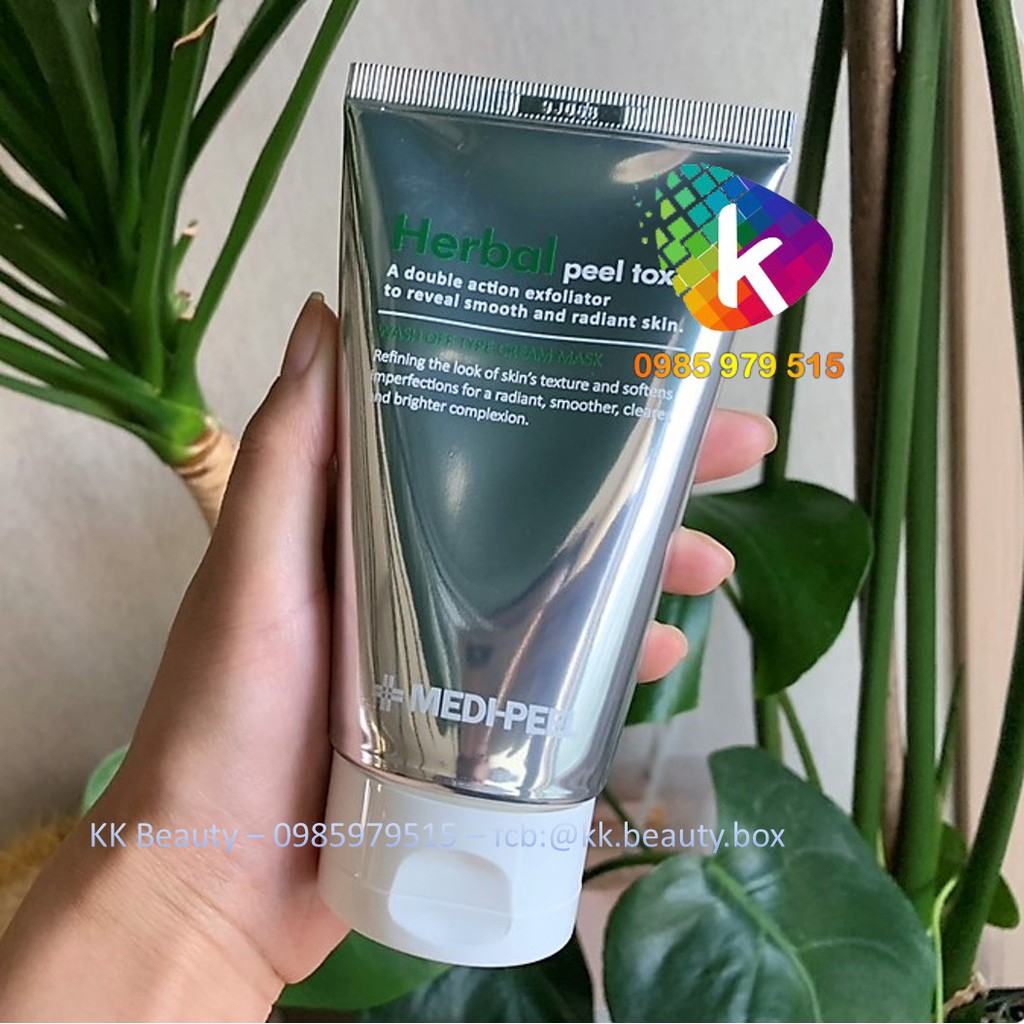 Mặt Nạ Gai Biển Ủ Trắng Da Medi Peel Herbal Peel Tox Wash off Type Cream Max/Medipel | Thế Giới Skin Care