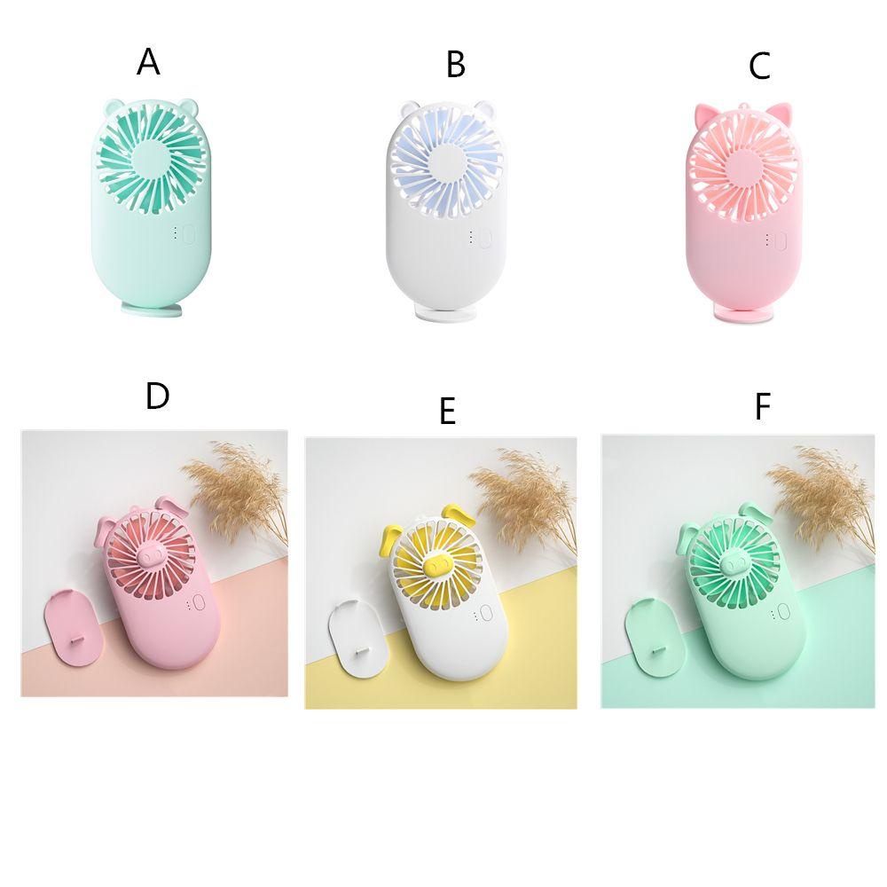YNATURAL Quạt Làm Mát Cầm Tay Di Động Có Thể Sạc Lại Bằng Cổng USB